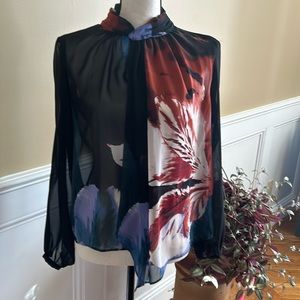 Jennifer Lopez sheer blouse